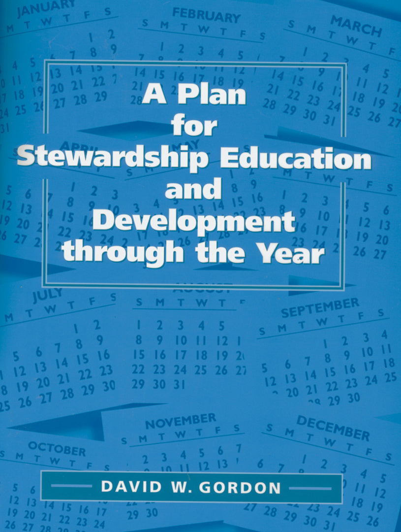 Cover image for A Plan for Stewardship Education and Development Through the Year ISBN 9780819218032